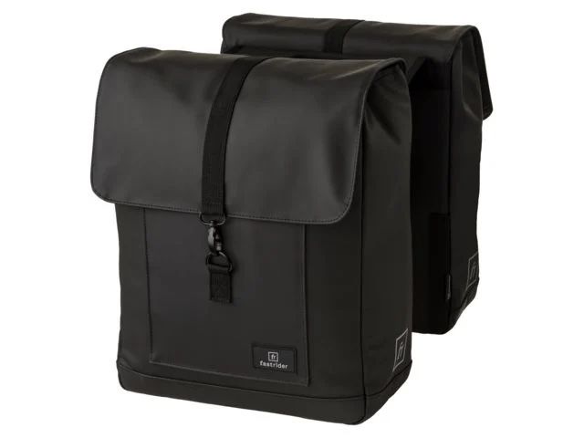 Fastrider Fr jaxx ii dubbele fietstas trend zwart (8717565668164)