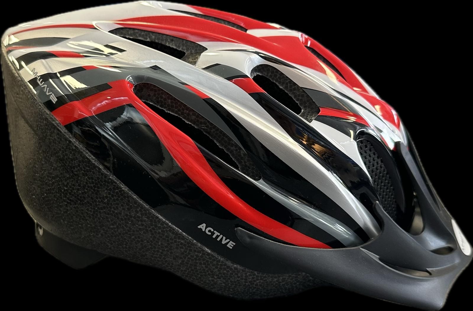 M-wave Helm Active atb/race rood/grijs/zw (4015493730163)