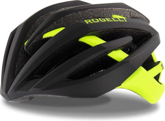 Rogelli Wielrenhelm Tecta Zwart/Fluor (8717849103381)