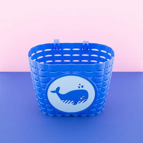 Widek fietsmandje Explorer Splashy Whale blauw (8712864405137)
