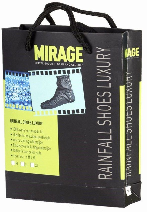 Regenschoenen Mirage Rainfall  Luxury XL - zwart (8717729488607)