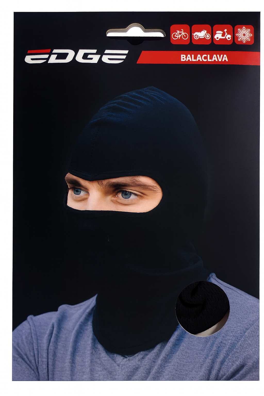 Balaclava Edge - Polyester - zwart (8718404532462)