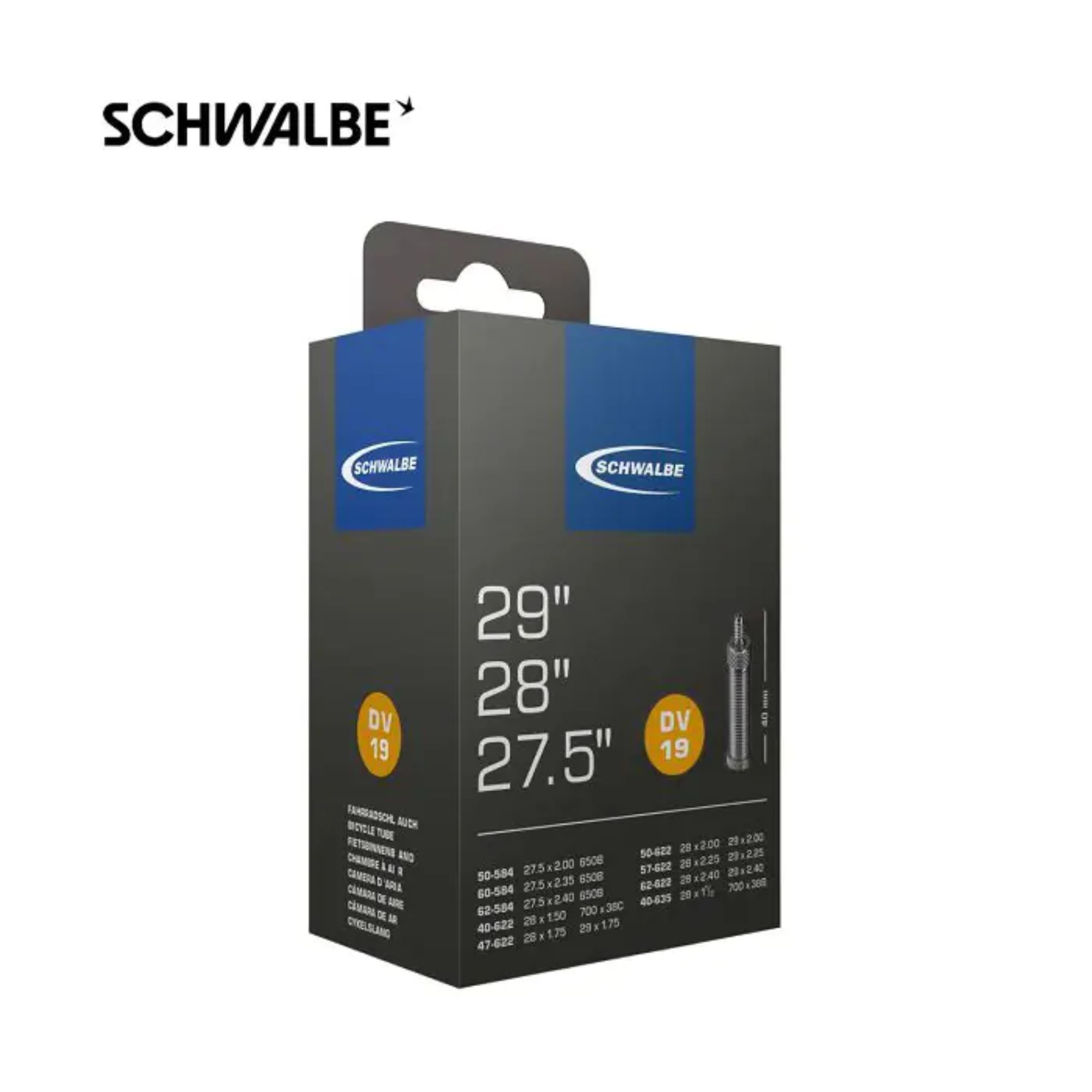 Schwalbe DV19 29x1.50-2.35 DV 40 mm 10430311 (4026495099660)