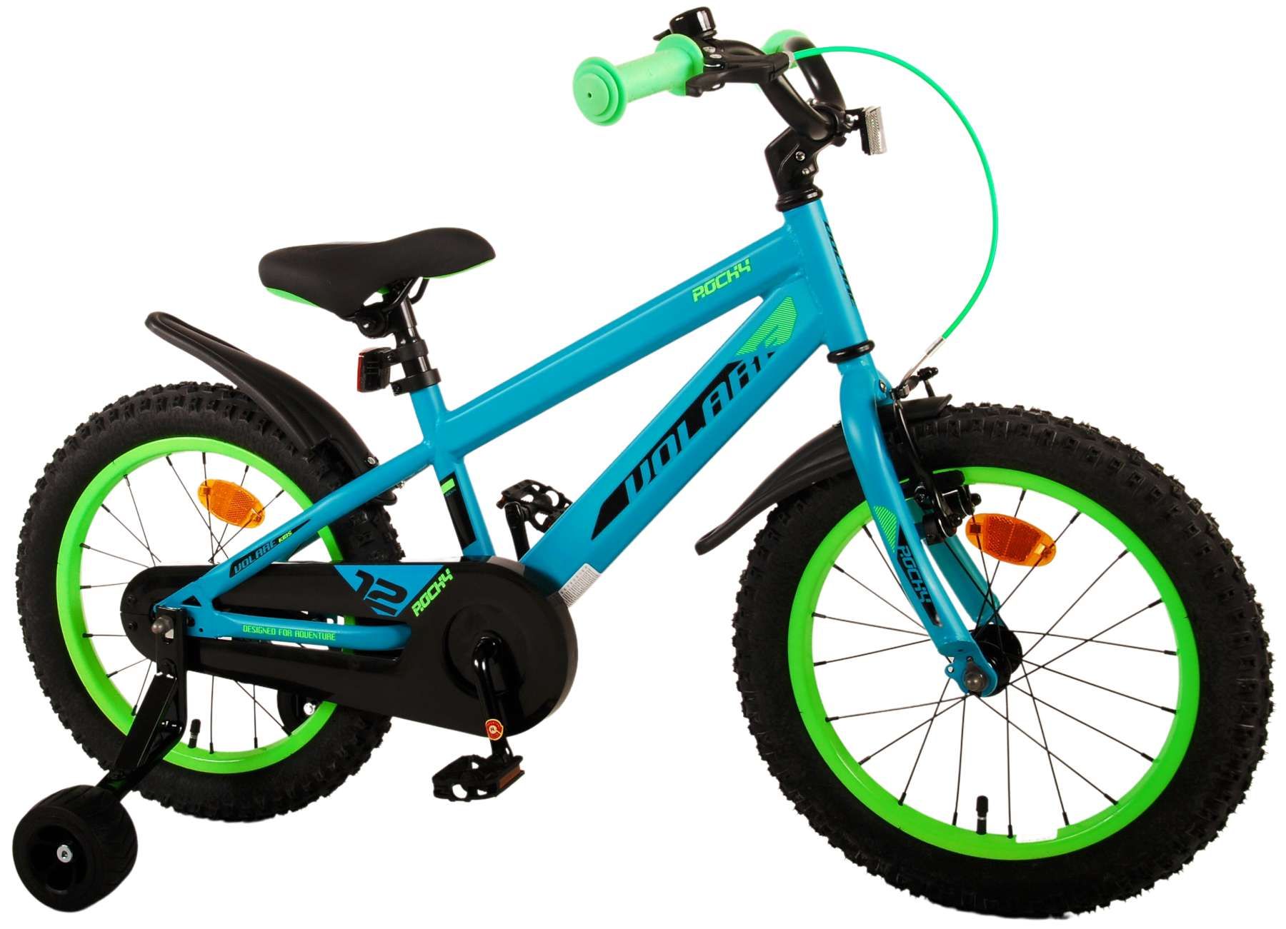 Volare Rocky Kinderfiets Jongens 16 inch Groen 202 (8715347516955)