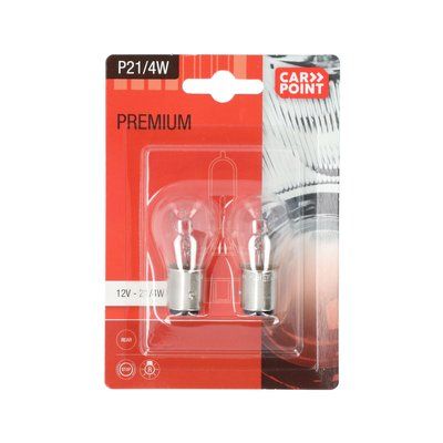 Carpoint Premium Gloeilamp12v P21/4W 2St (8711293477210)