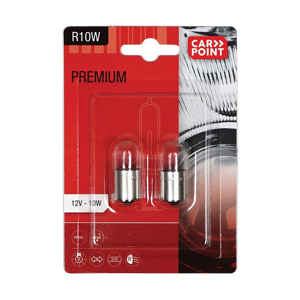 Carpoint Premium Gloeilamp 12V R10w 2St (8711293477234)