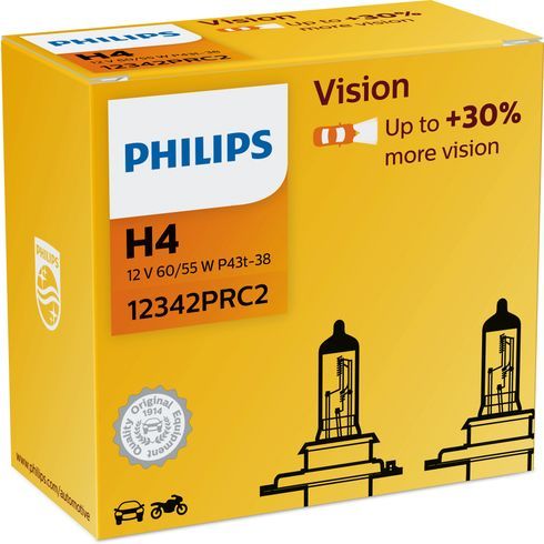 Philips H4 Premium Vision 2st (8711500780287)