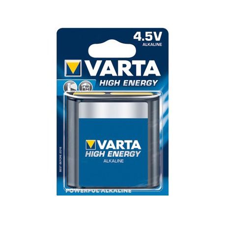 VARTA HIGH ENERGY ALKALINE 4.5V/3LR12 PLATTE  BATT (4008496559947)