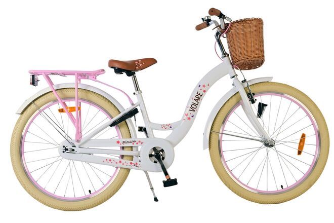 Volare Kinderfiets Blossom Meisjes 24 inch Wit (8715347524462)