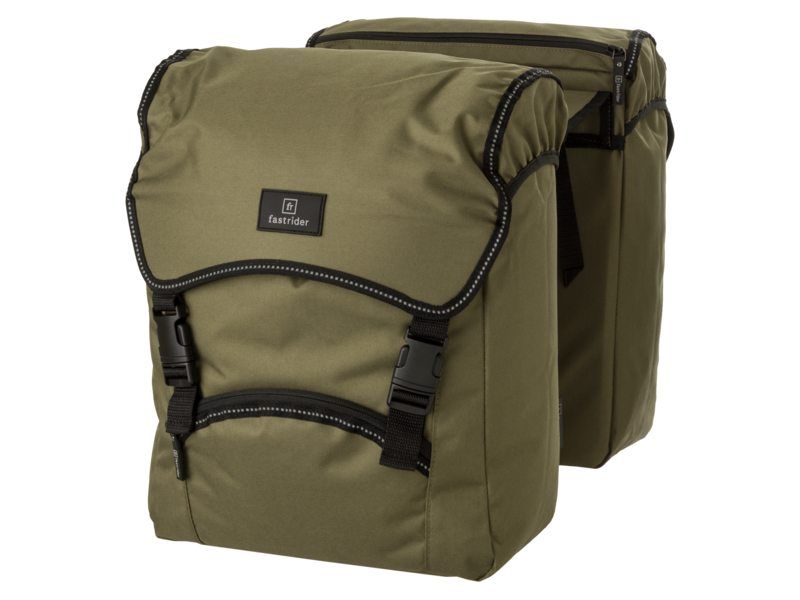 Fastrider Fr unibag traffic dubbele fietstas basics legergro (8720866097458)