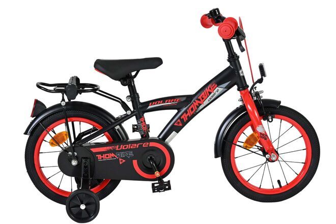 VOLARE THOMBIKE KINDERFIETS JONGENS 14 INCH ZWART (8715347514838)