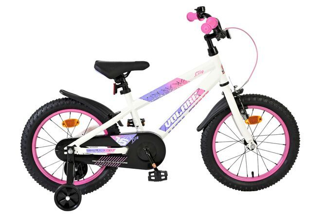 Volare Lily Kinderfiets Meisjes 16 inch Wit (8715347516375)