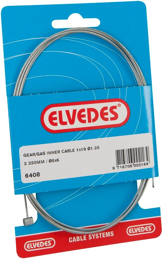 Elvedes Versnellings binnenkabel bromfiets 6408 - 2.00 (8716706002164)