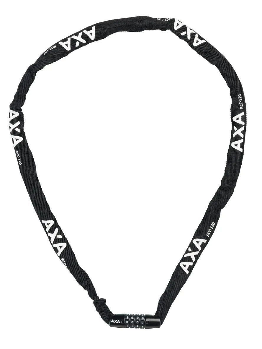 Axa kettingslot rigid zwart 120cm code nv (8713249347011)