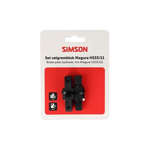 Simson remblok set Magura HS11/33 velgrem (8711646934773)