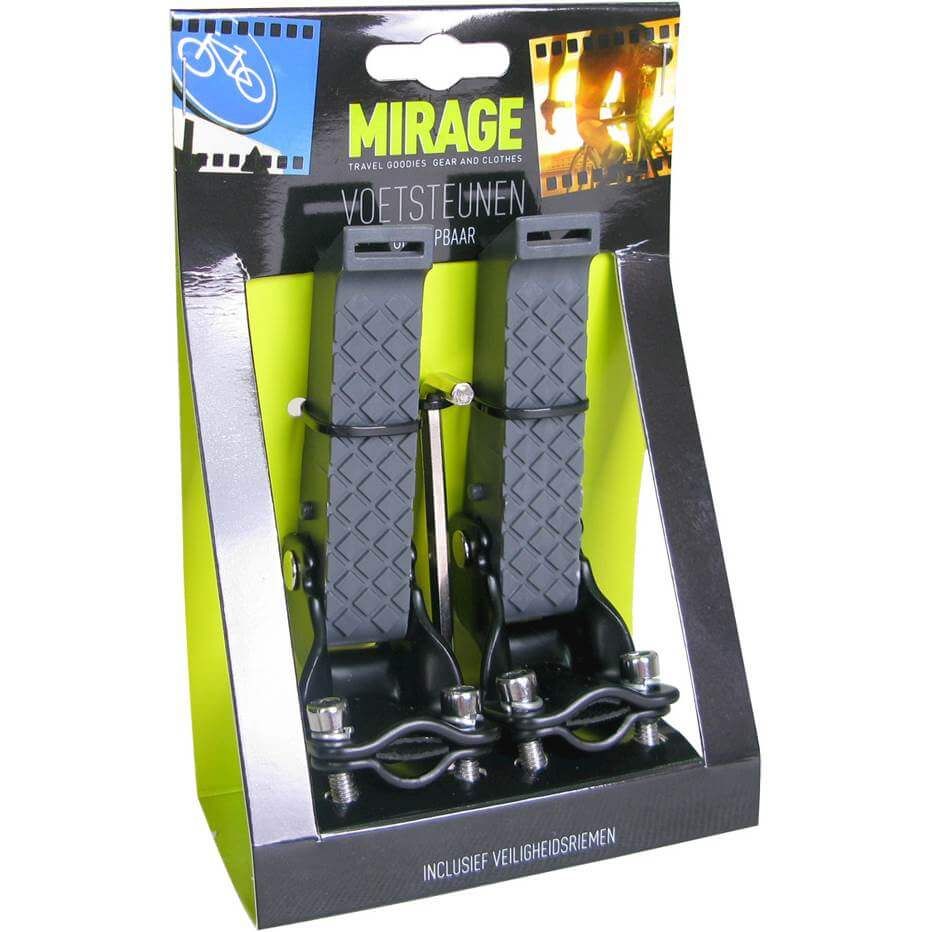 Voetsteun mirage opklapbaar met riem zwart/grijs 1 (8718836200960)