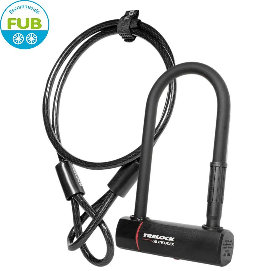 TRELOCK beugelslot U5 Presentatieverpakking, beugel-Ø: 15mm, incl. houder ZB (4016167067493)