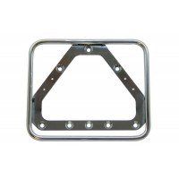 Univ Kentekenplaat houder retro chroom (8715705043239)