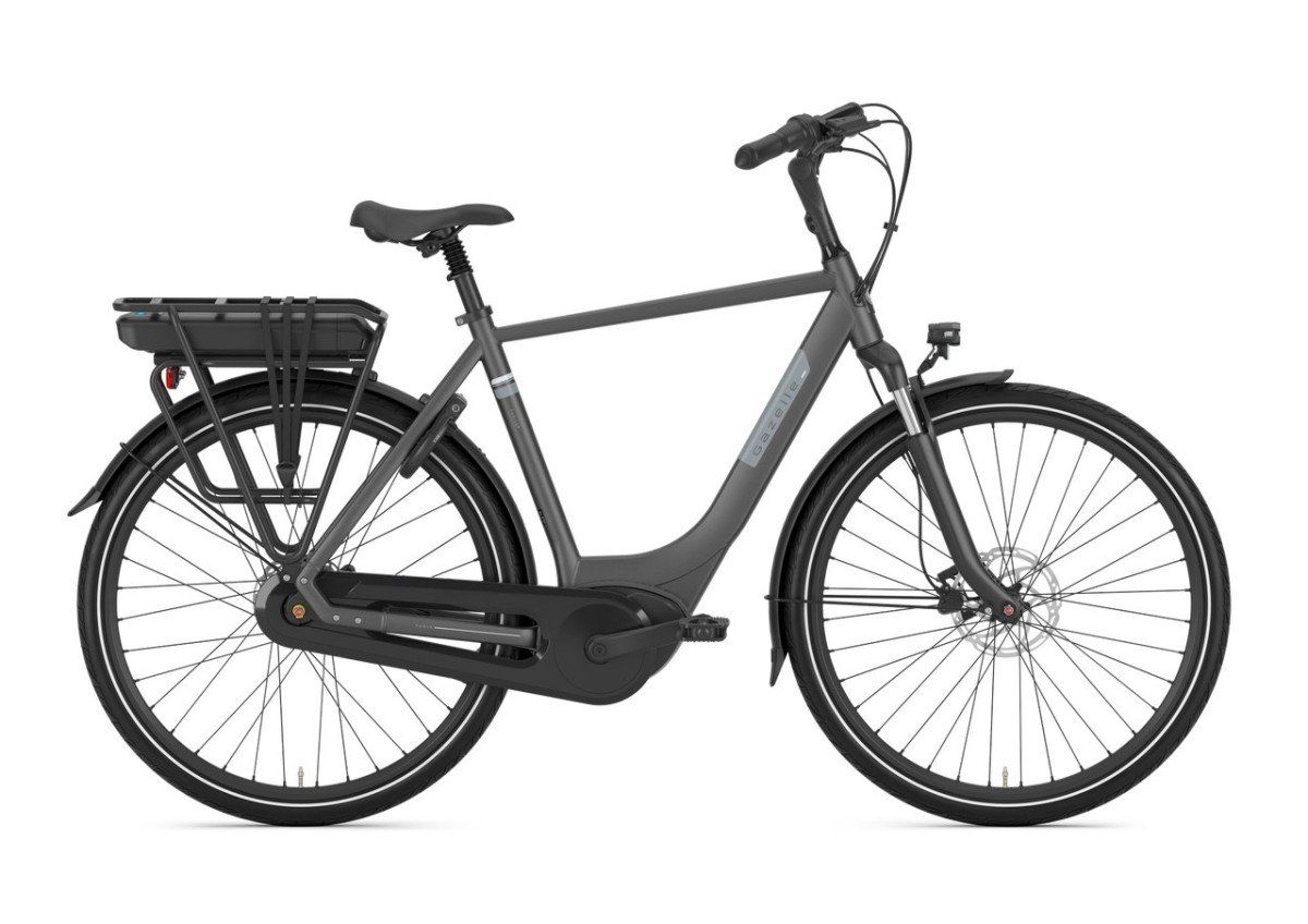 Gazelle Paris C7+ HMB Heren Anthracite Grey Matt 57cm 2024 (8717231365946)