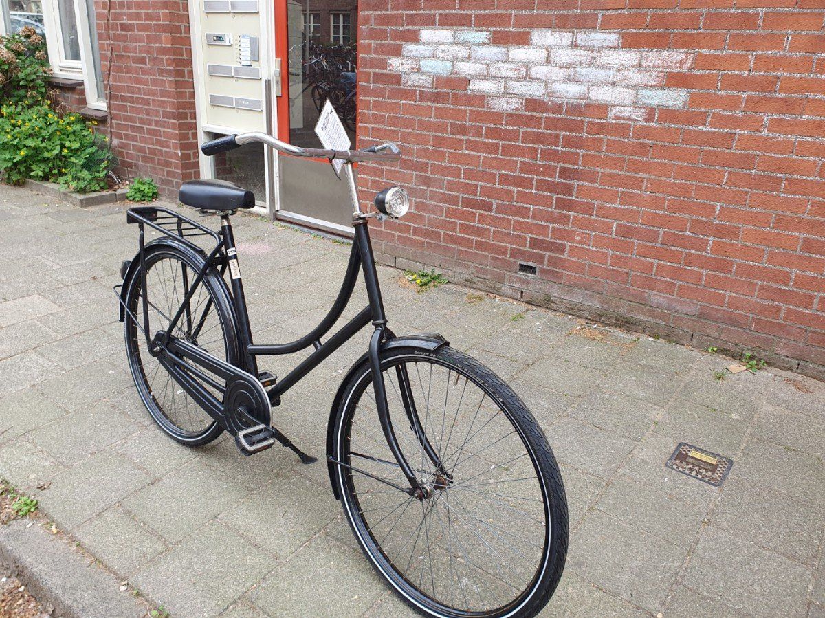 omafiets geen zwart 56cm 2020 (F.1338)