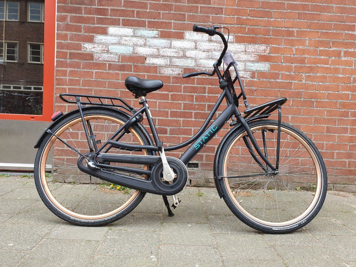Static omafiets zwart 2020 (F.1348)