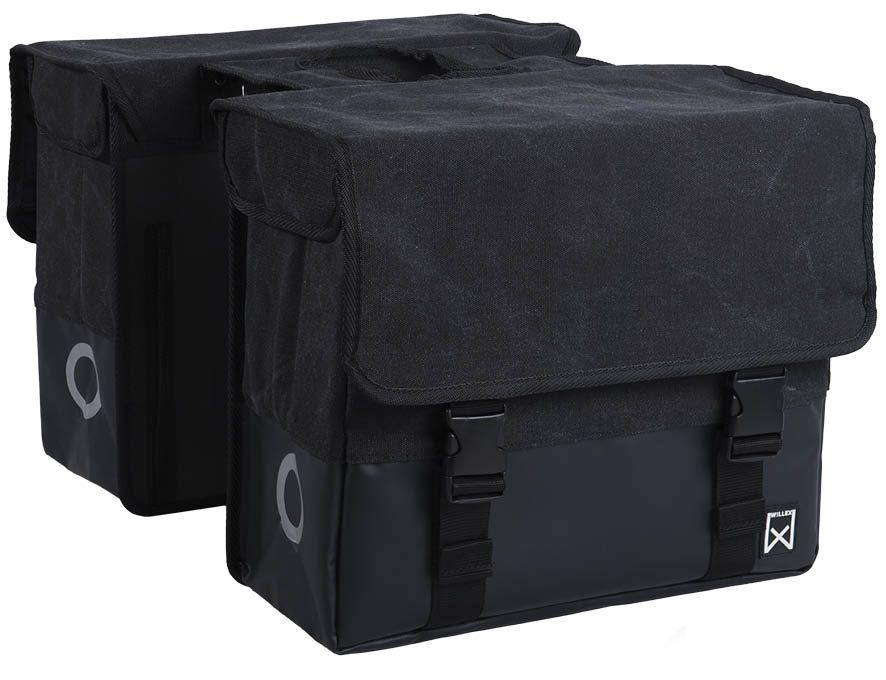 Willex Canvas Dubbele Tas + Zw/Mz Zwart/Matzwart (5425023134276)