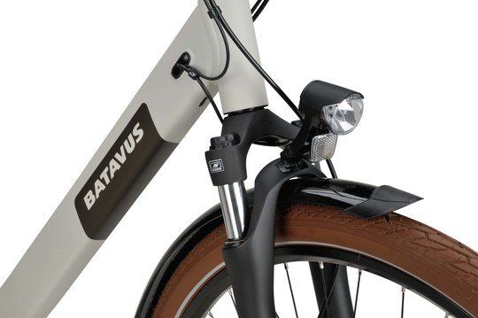 BATAVUS Altura E-Go CP N7 Lageinstap Lichtgrijs Mat 51cm 2024 (8713568496254)