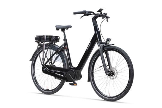 BATAVUS Finez E-Go Active Plus N8 Lageinstap Zwart Glans 48cm 2024 (8713568496803)