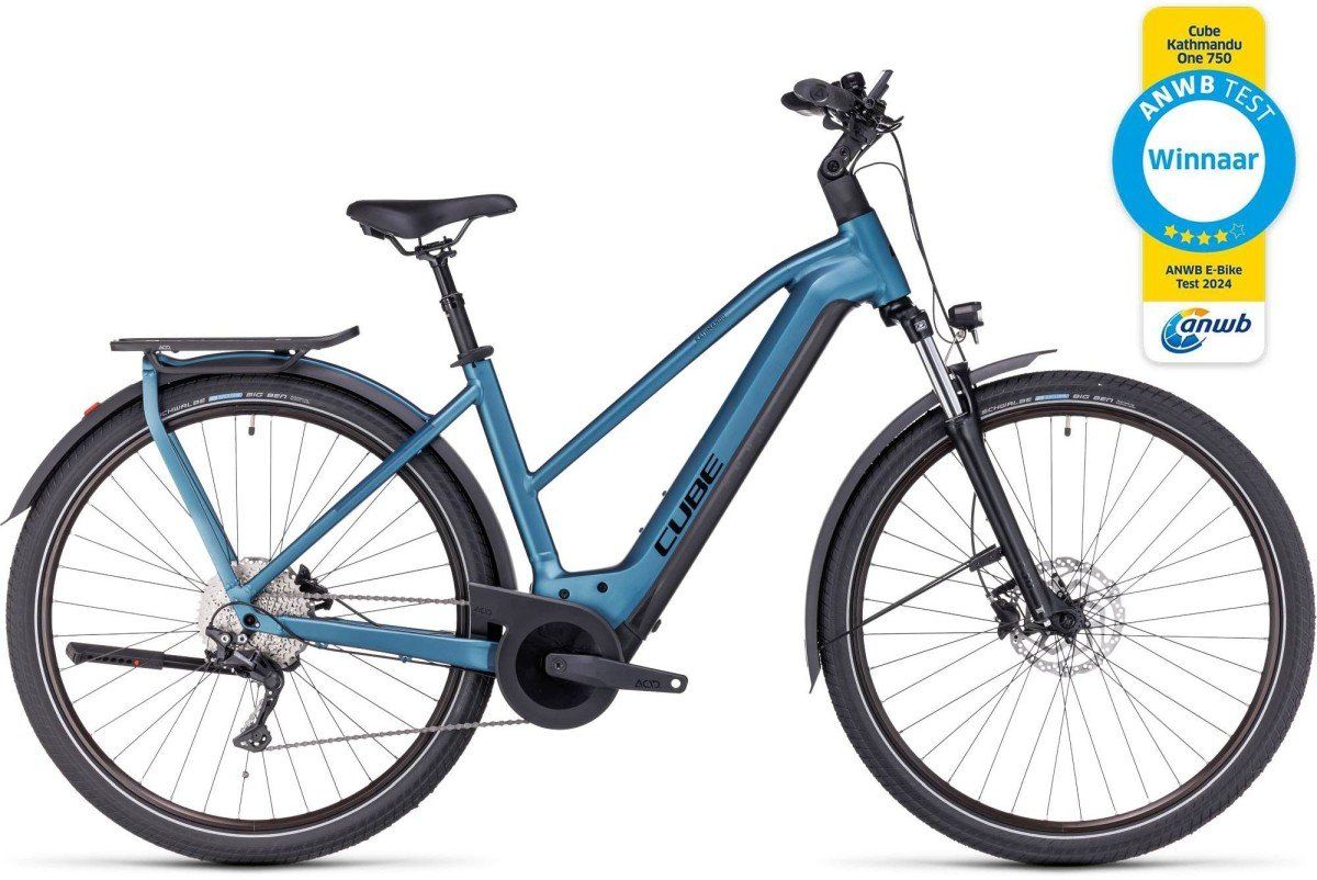 CUBE KATHMANDU HYBRID ONE 750 BLUE/BLACK Mixed Blue/black 50cm T S (4054571391148)