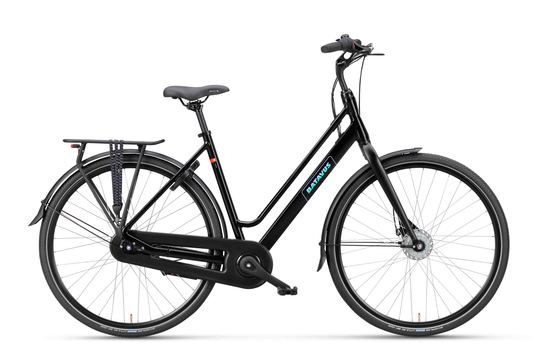 BATAVUS Fonk-D Dames Zwart Glans 48cm 2025 (8713568458542)
