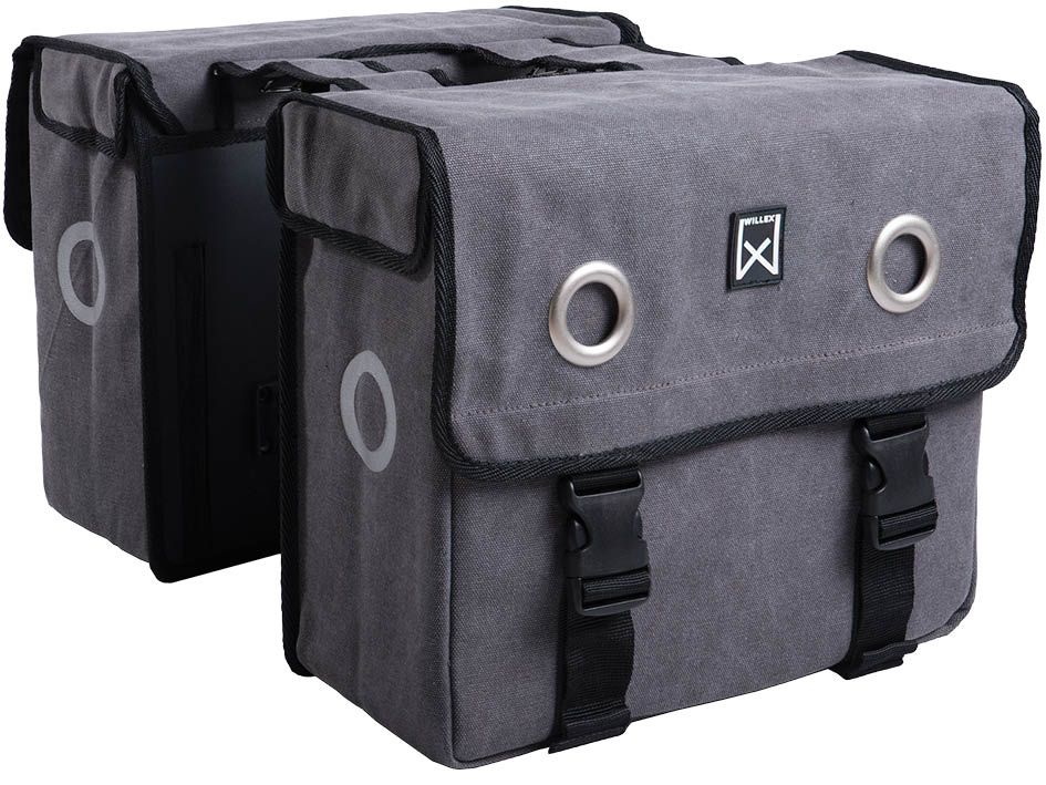 Willex Canvas Dubbele Tas Grijs Grijs (5425023133958)