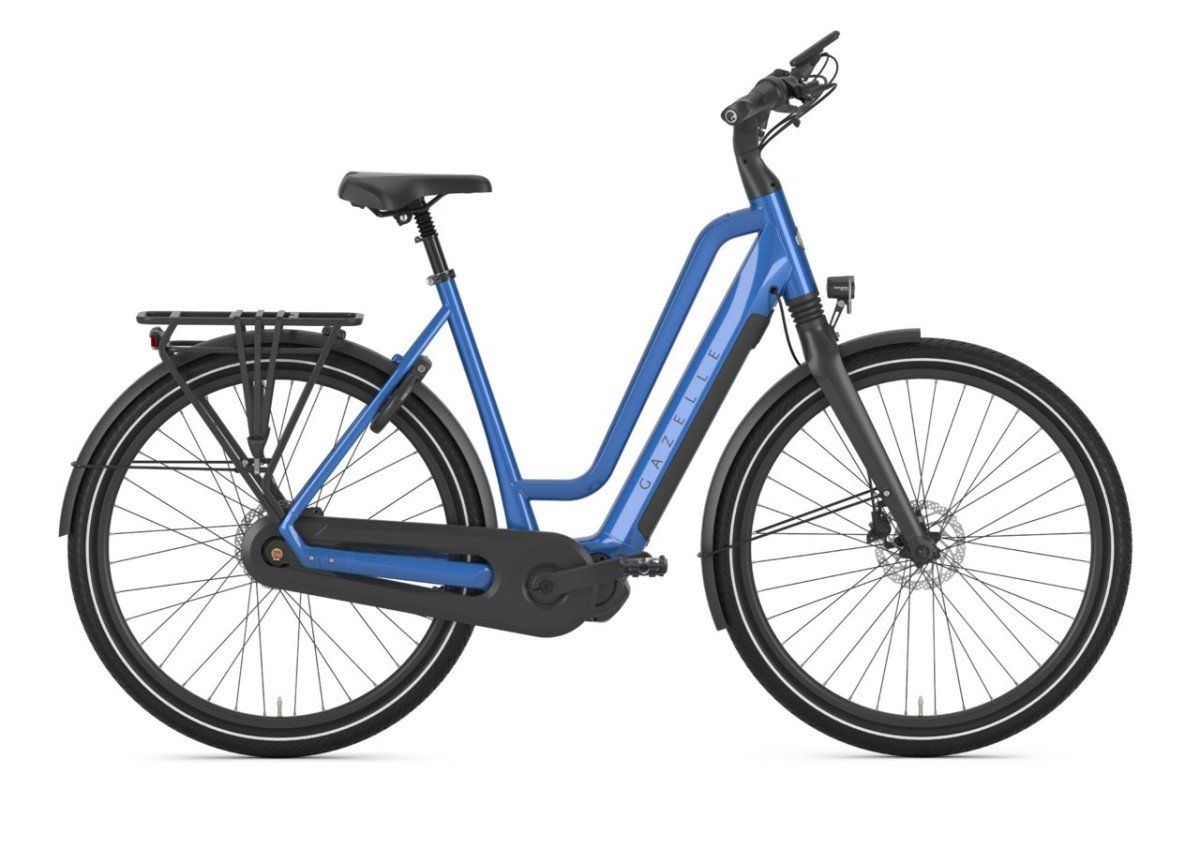 GAZELLE Chamonix HMS test e-bike Dames Tropical Blue Glans 53cm 2021 (8717231354124)
