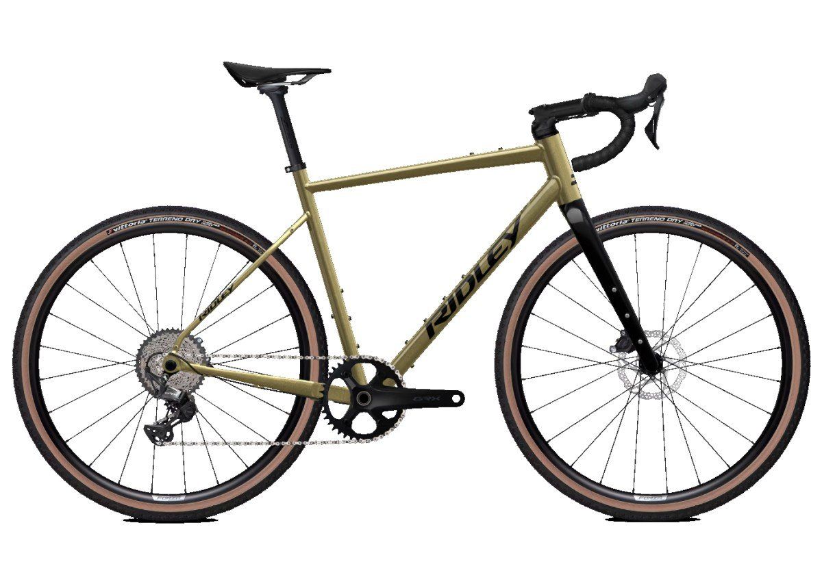 Ridley Kanzo Adventure Alu Shimano GRX600 1x12sp Heren bruin M 2026 (F.17540)