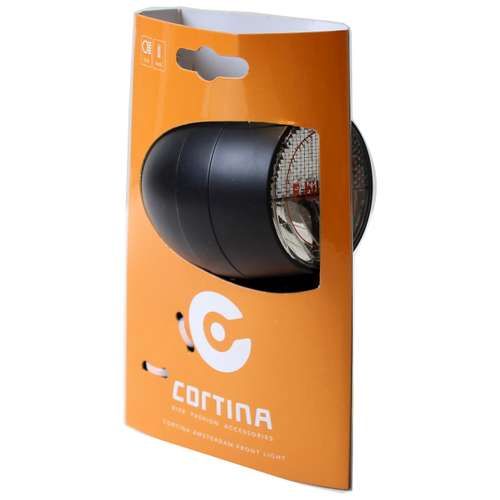 Cortina koplamp Amsterdam E-bike zwart (8719461042628)
