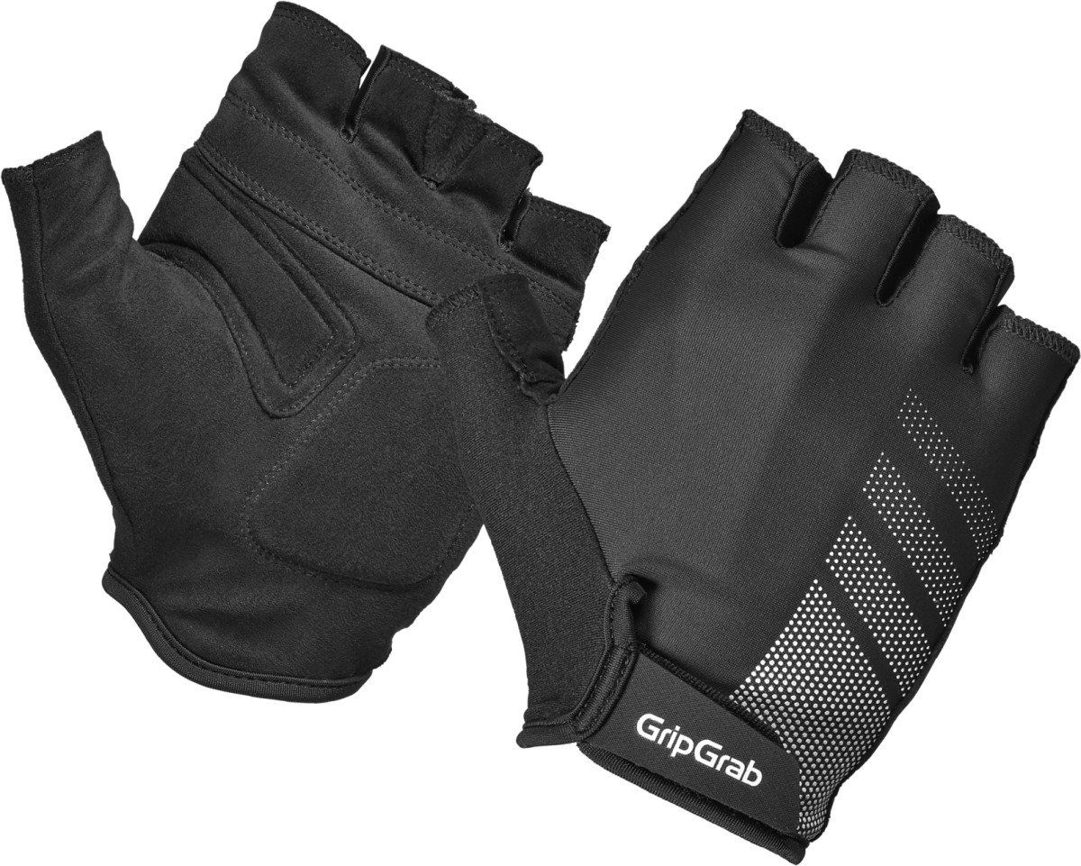 Gripgrab Ride RC Lite korte-vinger zomer fietshandschoenen met padding - Black maat XL (5708486023456)