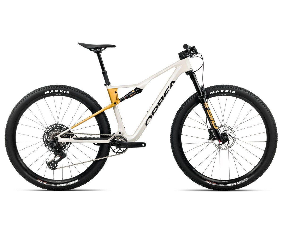 ORBEA OIZ M21 Heren Ivory White (Gloss) - Bumblebee Yellow (Matt) XL XL 2026 (8434446970566)