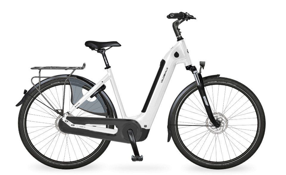 VELO DE VILLE AEB 890 PURE N7 540wh 48cm Pure White Glans 48cm 48cm 2026 (4063704145886)