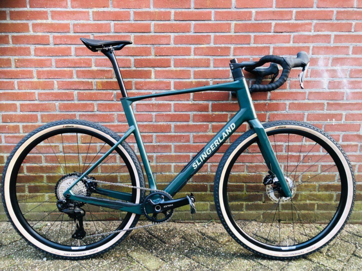 Slingerland Gravel carbon GRX 825 1x12 di2 Mat groen 58cm 2026 (F.33766)
