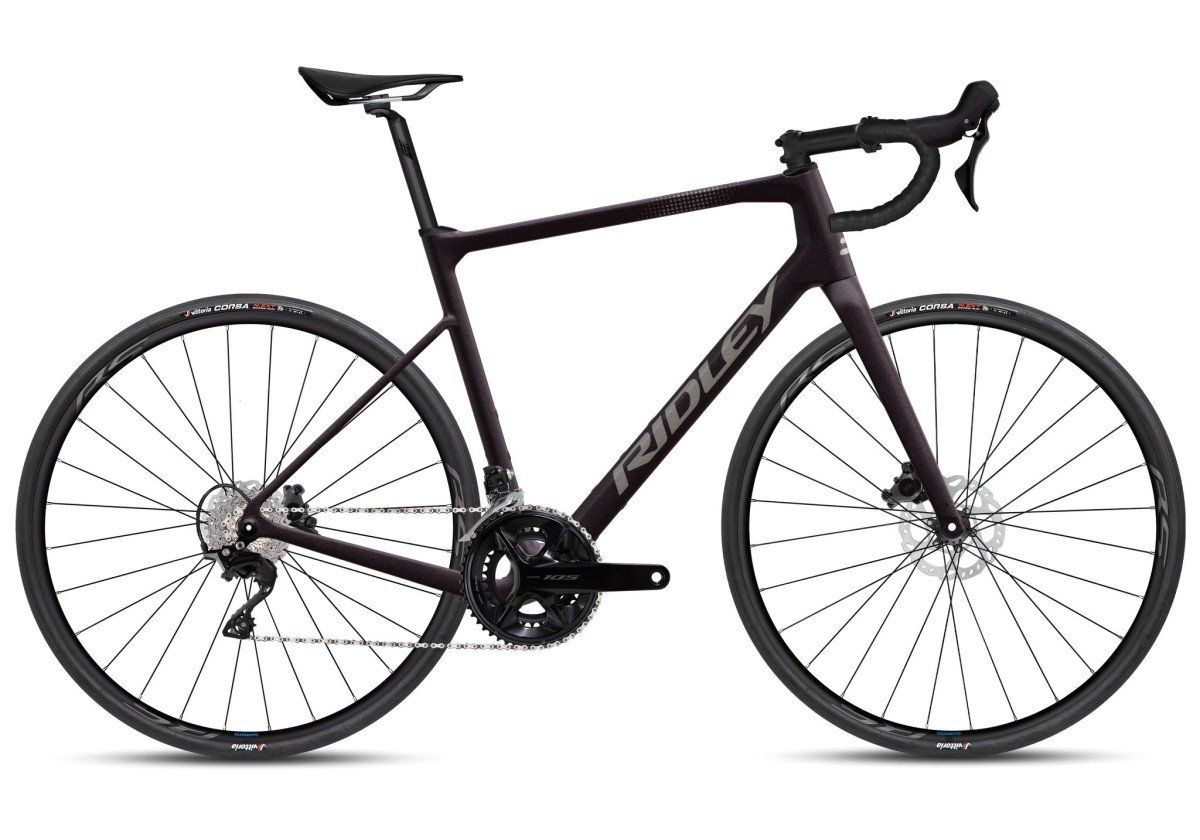 Ridley Grifn Road Shimano 105 - 2x12 XXS GRC02Cm - Dark Plum Metallic/Autumn Grey Metallic XXS 2026 (5400928738071)