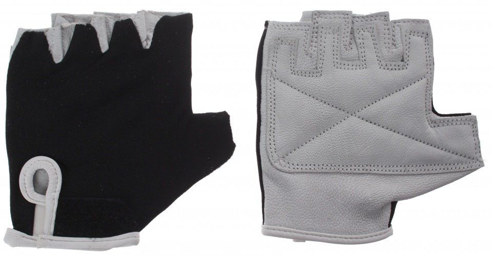 Hzb Leather lycra handschoen zwart-wit maat s (8716637015769)