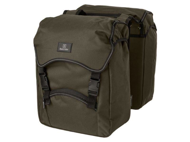 Fastrider Fr unibag traffic dubbele fietstas basics legergro (8720866097458)