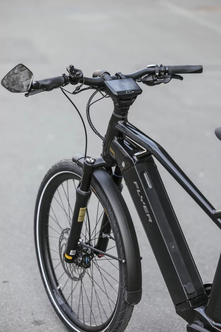 Flyer Upstreet6 7.10 HS (804Wh) Heren Black Gloss 52cm 2021 (2200109871152)