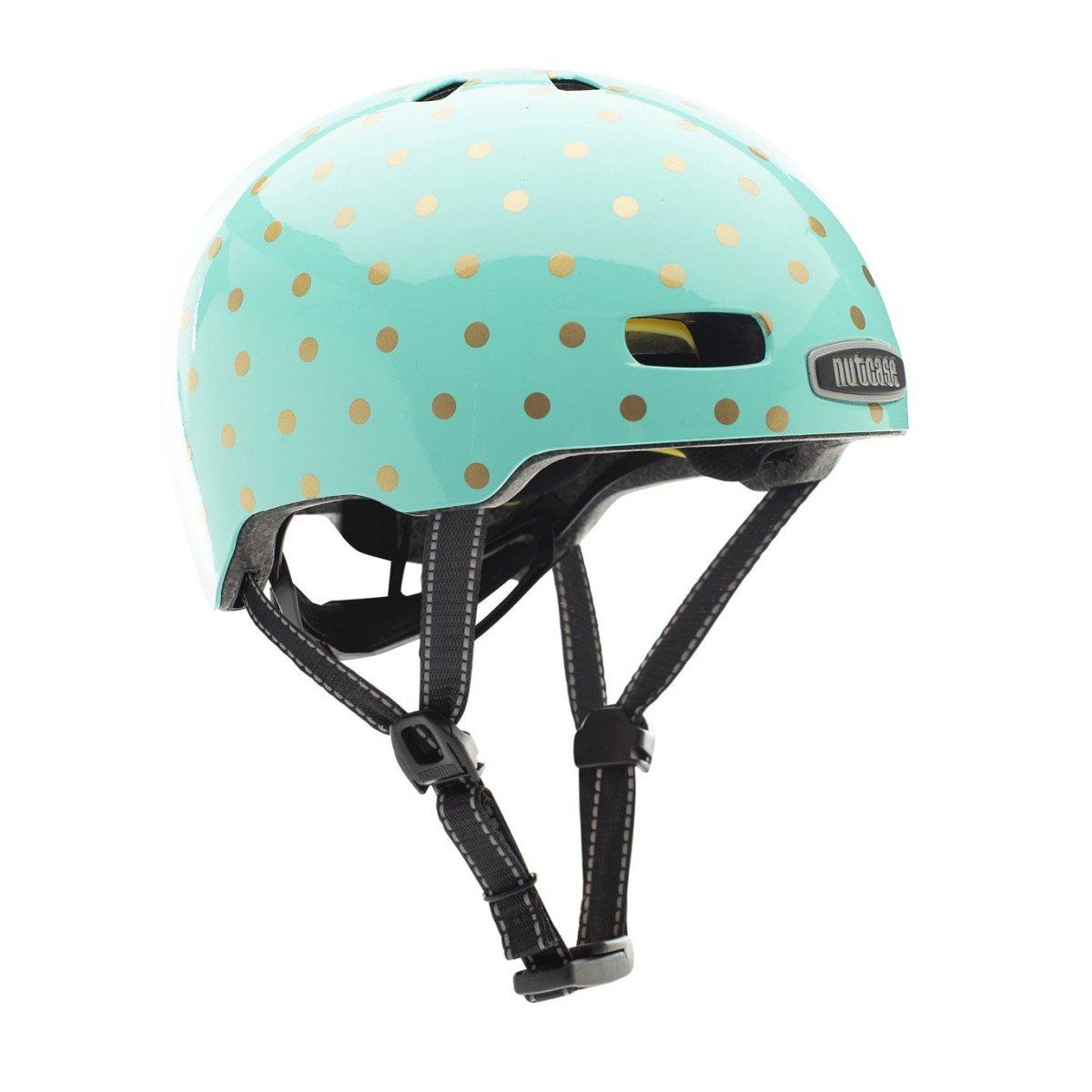 Nutcase Little Nutty MIPS Helm, Gloss, Sock Hop, T | 48-52cm (0194521007928)