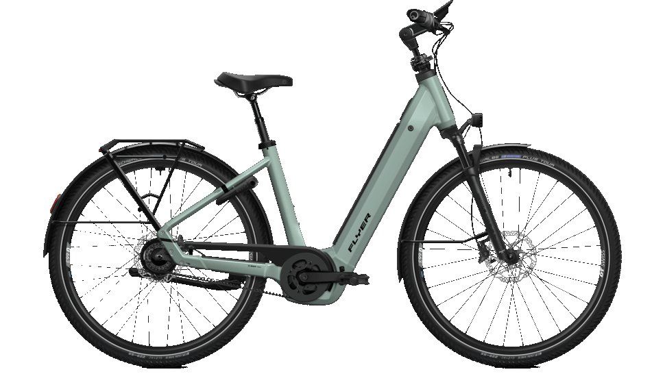 Flyer Gotour 7.43 800wh Green Shading Gloss 53cm L 2026 (8720602320758)