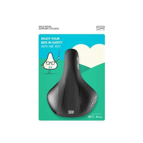 Selle Royal zadel Froggy 12-16 inch 1702 zwart (6957312801310)