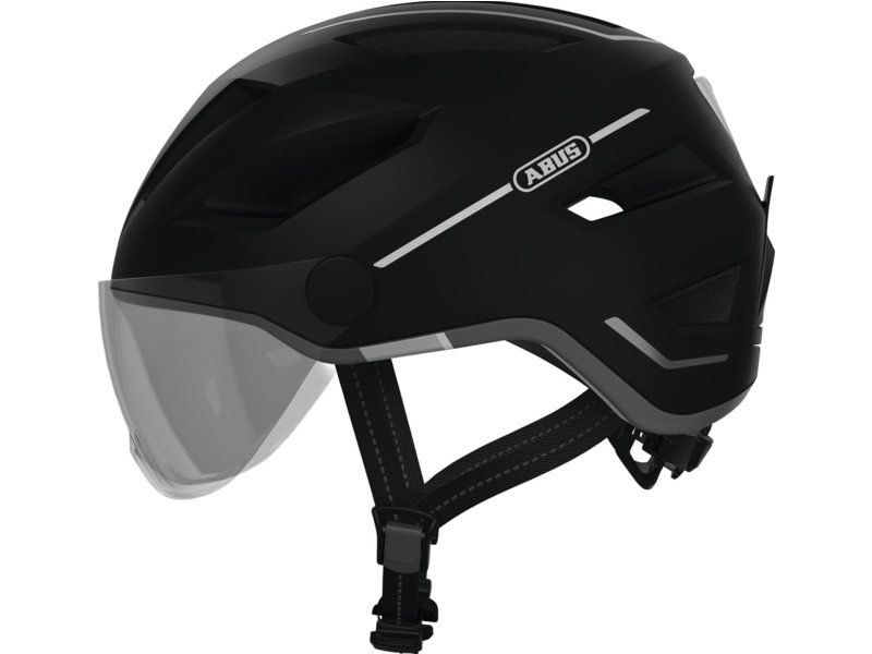 Helm Abus pedelec 2.0 ace velvet black l 56-62 cm met vizier (4003318819292)