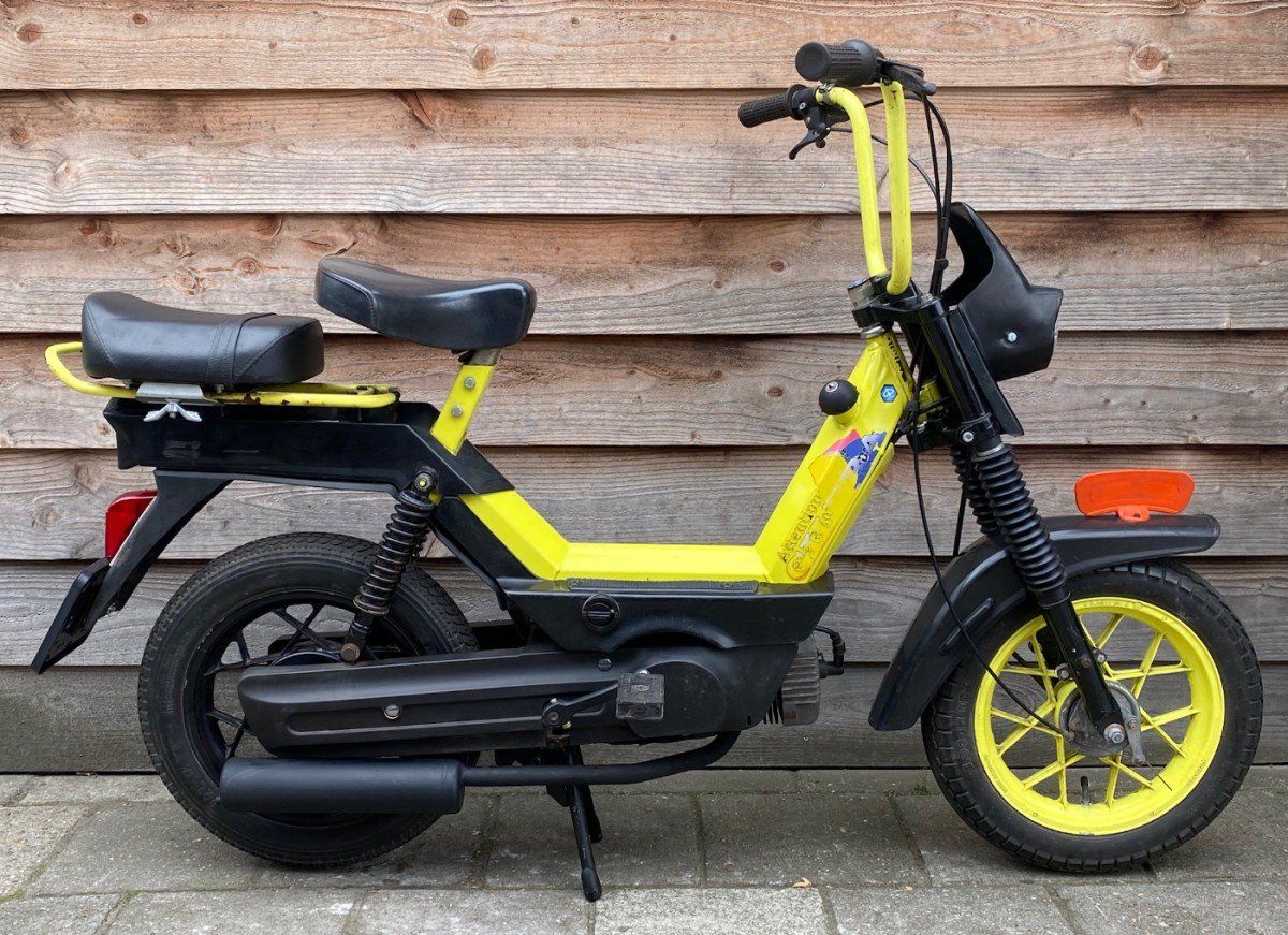Gilera Citta 1-cilinder, 2-takt, luchtgekoeld Geel / Zwart 1995 (F.25016)
