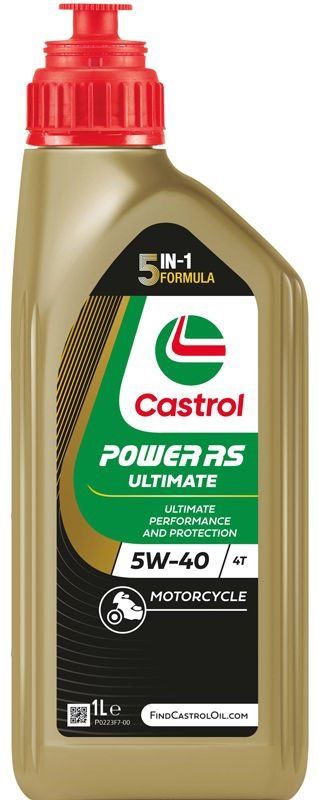 Olie Castrol power rs ultimate 5w40 4-t volsynth. 1 liter (4008177197116)