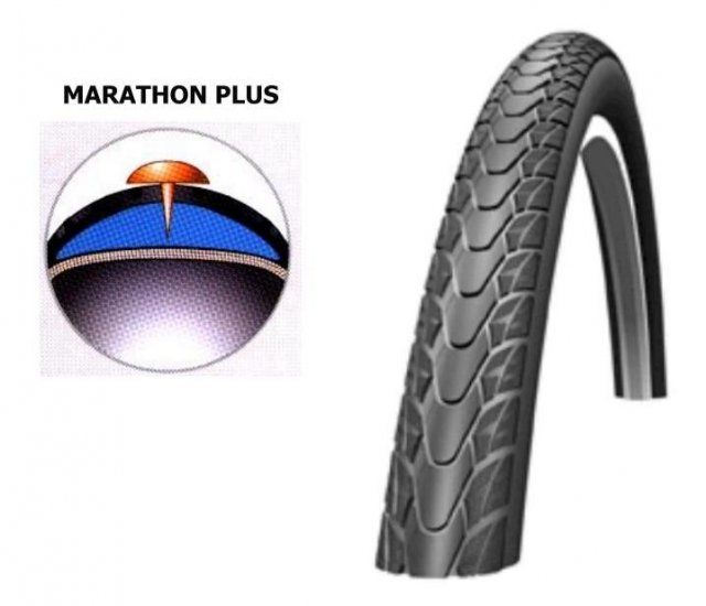 Bub Schwalbe 40-622 Marathon plus 28x1.50 zwart HS348 reflectie (4026495076753)