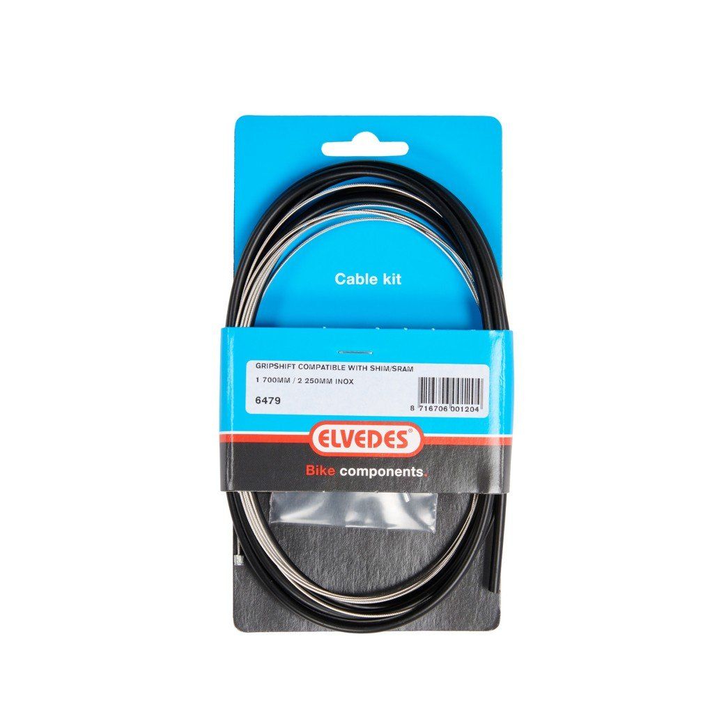 Elvedes schakelkabelkit cmpl. Nexus 4/7/8 RVS zwart (8716706001204)